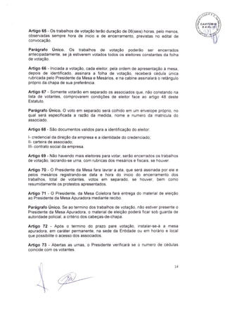 Estatuto Social Sinprocim-ES