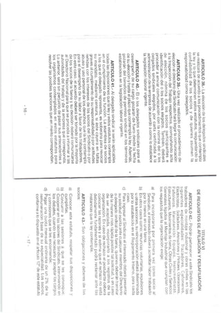 Estatutos Sindicato SINAMI