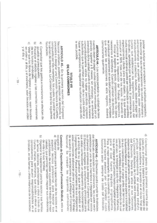 Estatutos Sindicato SINAMI