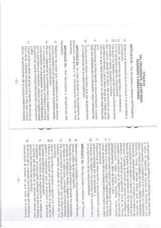 Estatutos Sindicato SINAMI