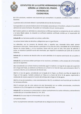 Estatutos virgen del_prado