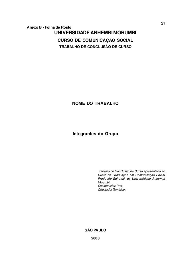 Normas da abnt 2016 para trabalhos