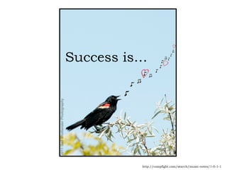 Success is…
http://compfight.com/search/music-notes/1-0-1-1
 