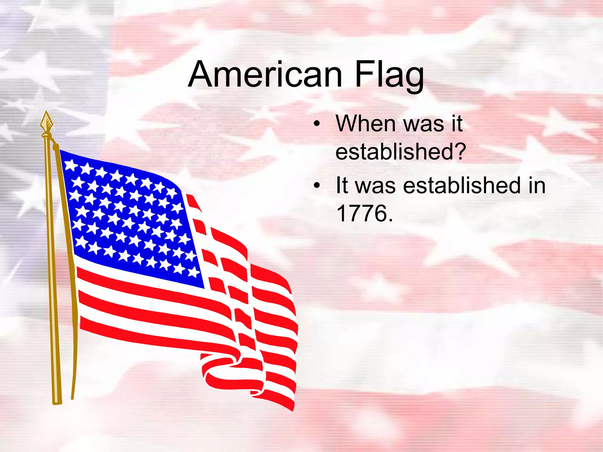 The American Flag | PPTX