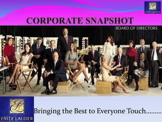 Bringing the Best to Everyone Touch………
 