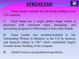 Este’e Lauder Companies, Inc
Key Industry Trends
Main External forces
1. Economic forces
2. Social, cultural, demographic,...