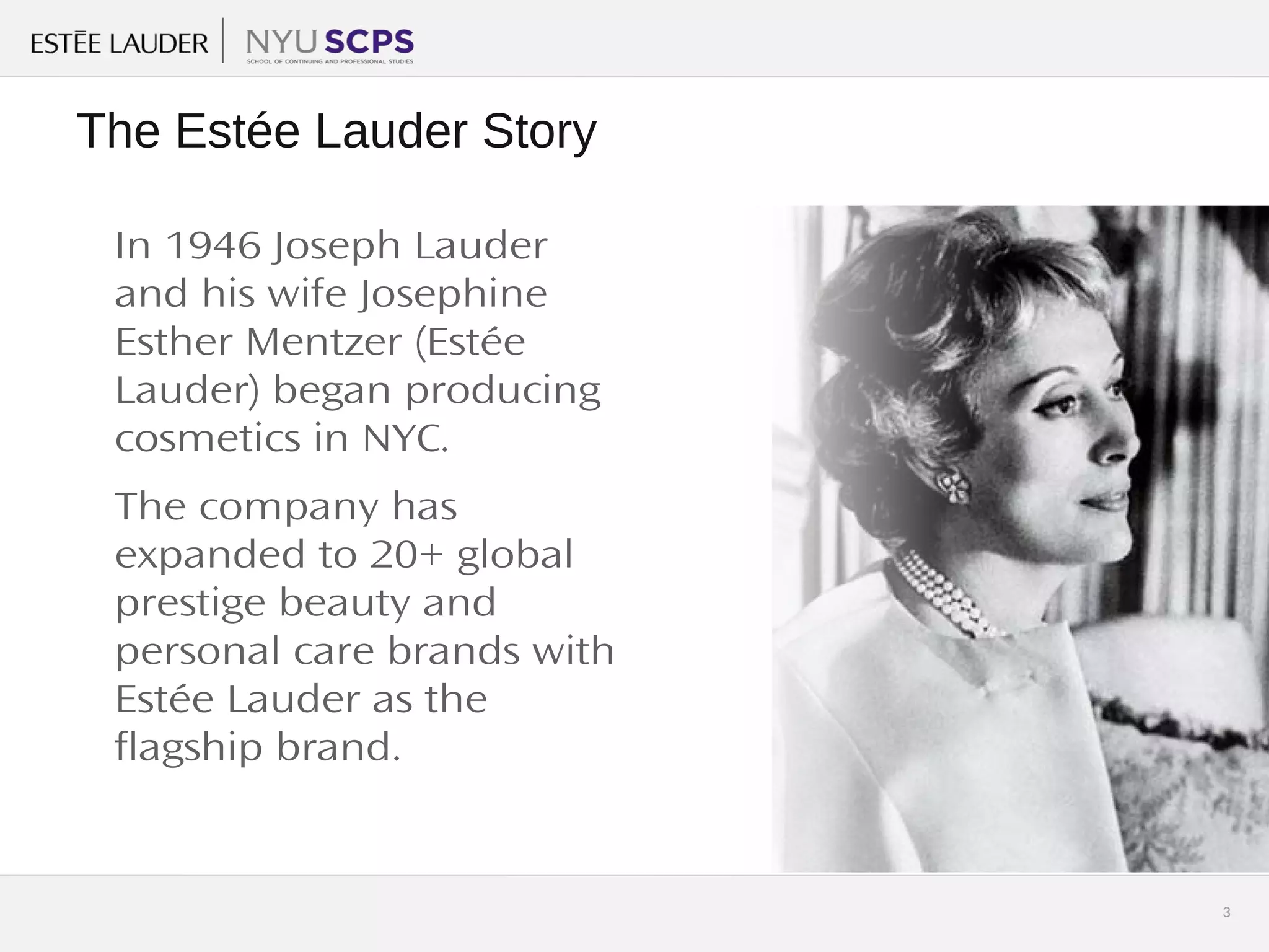 Estee Lauder Consumer Behavior Project PPT Estee Lauder Consumer Behavior Project PPT