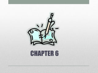 CHAPTER 6 
 