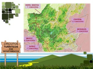 CIRCUITOSTURÍSTICOSPOR DEPARTAMENTOS