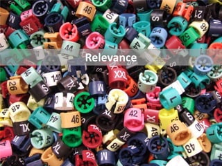 Relevance
 