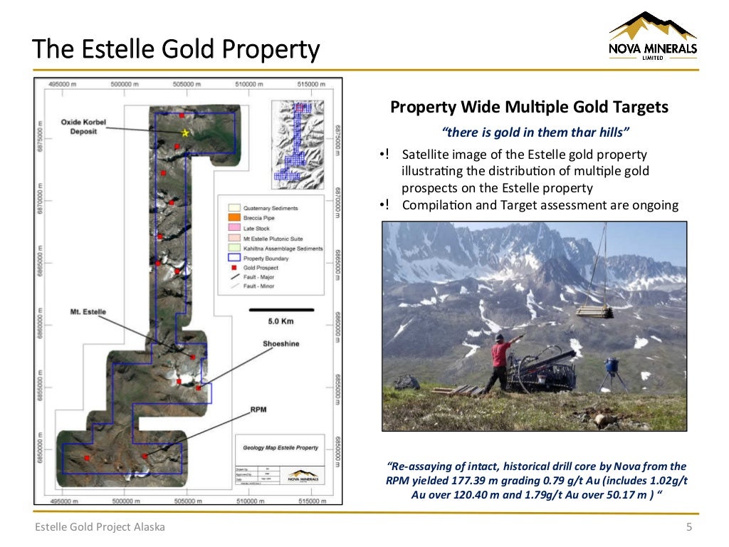 Estelle gold project technical presentation (NVA. ASX)