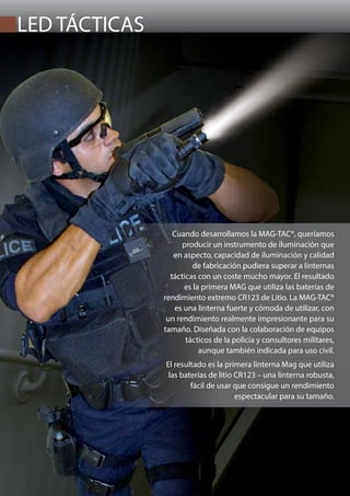 Linterna recargable MAG-TAC policial Maglite