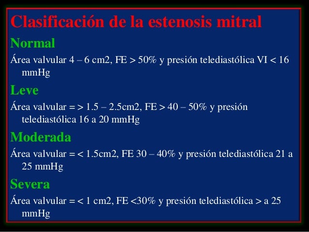 Estenosis mitral