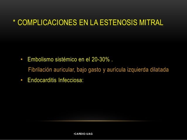 Estenosis mitral