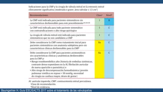 Baumgartner H. Guía ESC/EACTS 2017 sobre el tratamiento de las valvulopatías
 