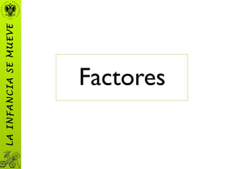 Factores
LAINFANCIASEMUEVE
 