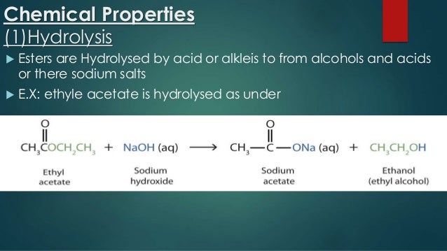 carboxylic of acid properties chemical 5 Ester