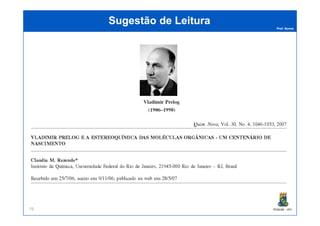 Prof. Nunes
Sugestão de LeituraSugestão de Leitura
PGQUIM - UFC79
 
