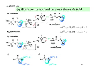 Equilíbrio conformacional para os ésteres de MPA




                                              36
 
