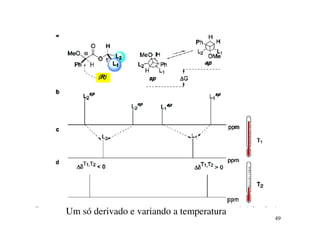 Um só derivado e variando a temperatura
                                          49
 