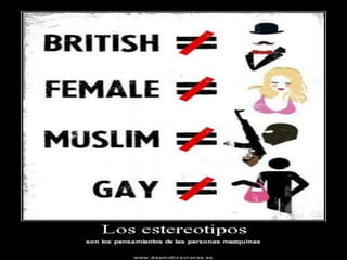 Estereotipos y discriminación