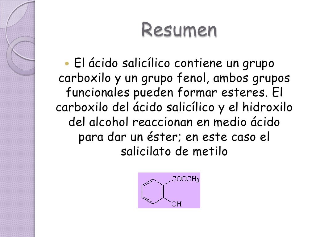 Mecanismo De Accion Del Salicilato De Metilo pt.slideshare.net