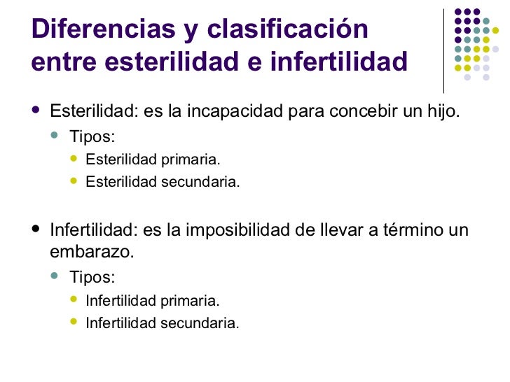 Esterilidad E Infertilidad
