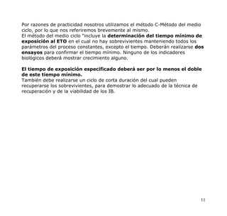 Esterilización Por Eto Validación