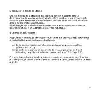 Esterilización Por Eto Validación