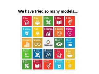 We have tried so many models….
 