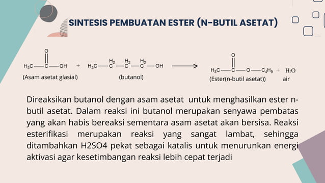 Senyawa Ester: Bau, Fungsi, dan Contoh dalam Kehidupan
