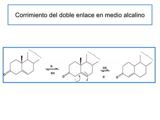 Corrimiento del doble enlace en medio alcalino




                B-
                                   HB

O               BH
                     O             B-   O
                         -
 