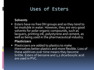 Esters | PPTX