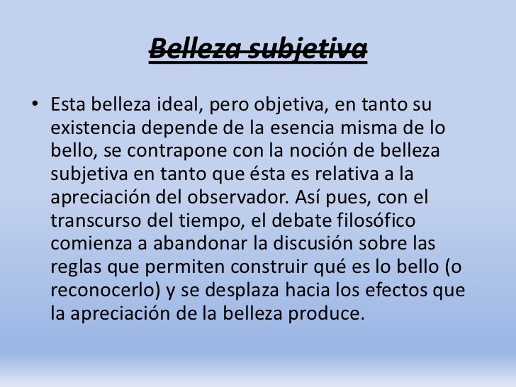 Estetica, belleza y arte