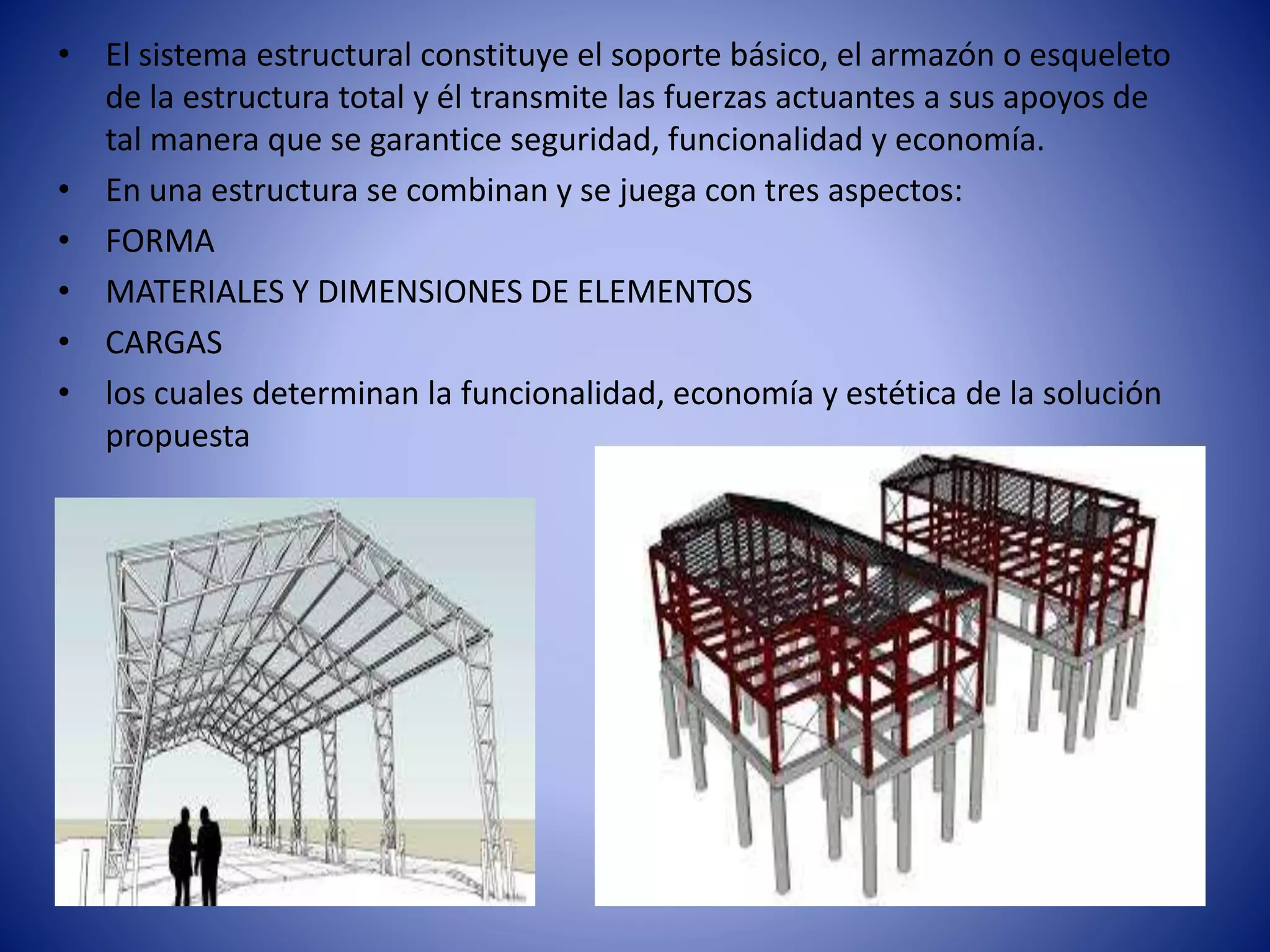 Estetica y la finalidad de las estructuras. | PPTX