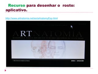 Recurso para desenhar o rosto:
aplicativo.

http://www.artnatomia.net/es/artnatomyEsp.html
 