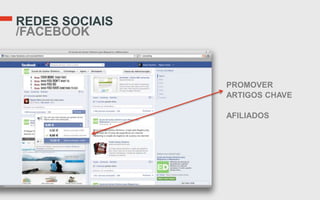 REDES SOCIAIS
/FACEBOOK



                PROMOVER
                ARTIGOS CHAVE

                AFILIADOS
 