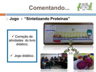   Jogo didático.Comentando Teóricos...O jogo pedagógico ou didático é aquele fabricado com o objetivo de proporcionar determinadas aprendizagens, diferenciando-se do material pedagógico, por conter o aspecto lúdico (Cunha, 1988), e utilizado para atingir determinados objetivos pedagógicos, sendo uma alternativa para se melhorar o desempenho dos estudantes em alguns conteúdos de difícil aprendizagem (Gomes et al, 2001).