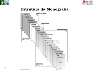 Estrutura da Monografia
 