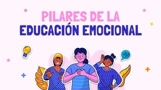 PILARES DE LA
EDUCACIÓN EMOCIONAL
 
