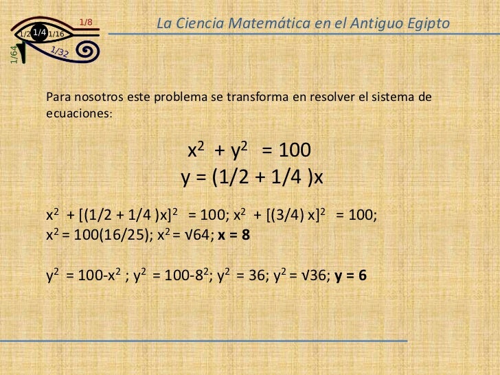 Matematicas Egipcias 2 Curso 10 11