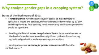 ICRISAT Global Planning Meeting 2019: Gender integration into the GL and DC value chains by Esther Njuguna and team