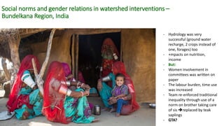 ICRISAT Global Planning Meeting 2019: Gender integration into the GL and DC value chains by Esther Njuguna and team