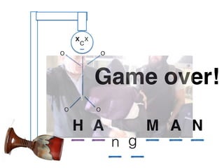 A AM
xx
o o
o
NH
n g
o
Game over!
c
x
 