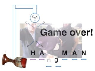 A AM
xx
o o
o
NH
n g
o
Game over!
c
x
 