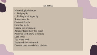 ERRORS
 