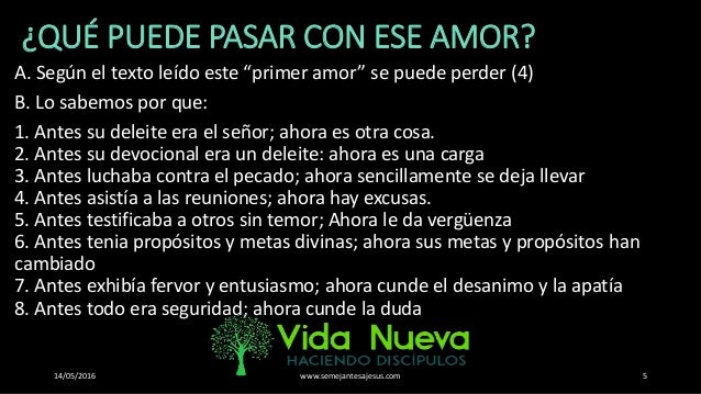 Como volver al Primer Amor - Predicas Cristianas