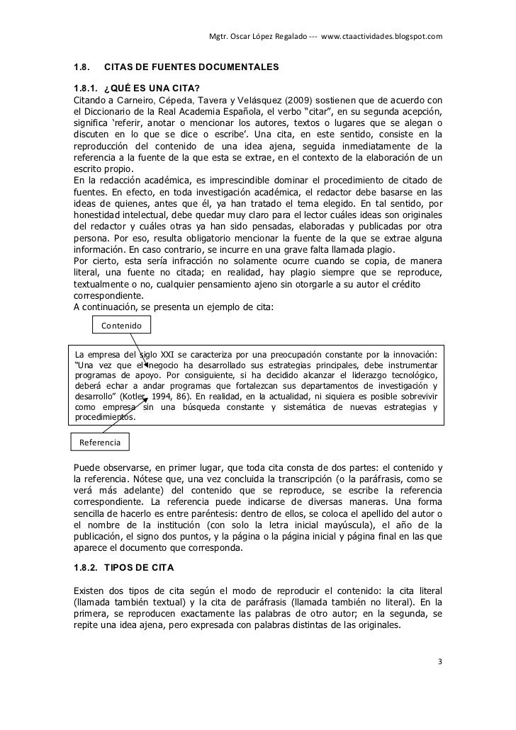Menú de navegación