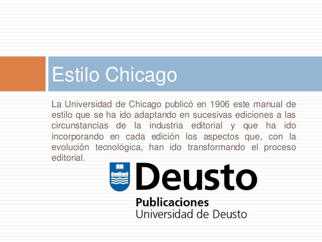 Manual de Estilo Chicago