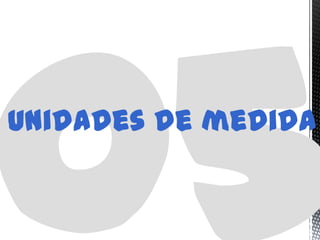 Unidades de medida
 